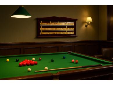 Настінний рахівник для снукера Artmann для більярдної