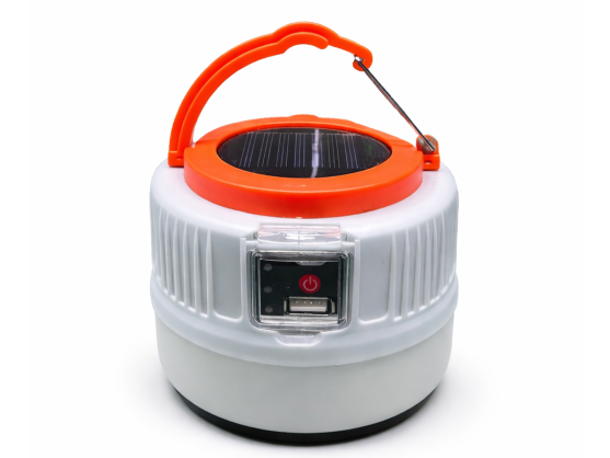 Фонарь лампа LP-109 кемпинговая на аккумуляторе с солнечной батареей /аккумуляторная лампа подвесная USB