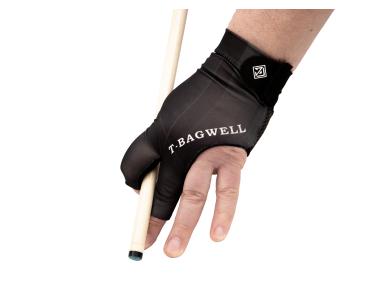 Перчатка бильярдная T-Bagwell черная безразмерная на левую руку