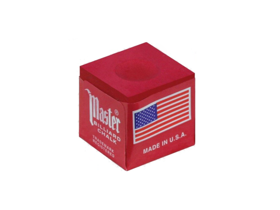 Крейда більярдна Master червона 12шт