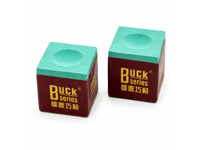 Мел для бильярдного кия Buck зеленый  2шт