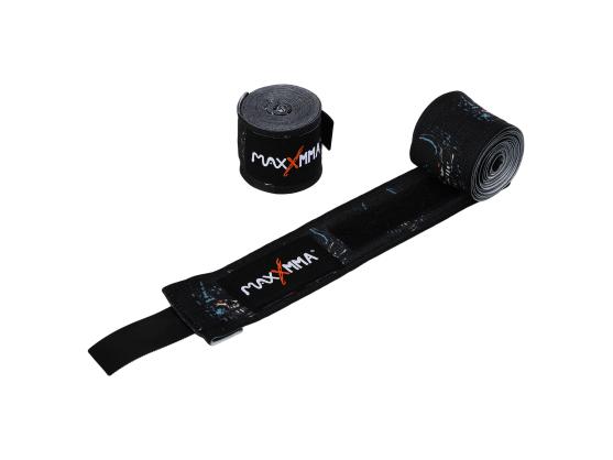 Бинт боксерський MaxxMMA 3м 2шт чорний