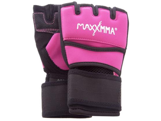 Перчатки-бинты для бокса MaxxMMA M розовые