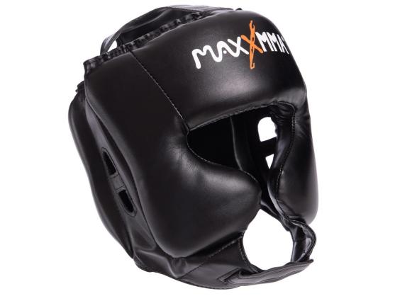 Шлем для бокса MaxxMMA GB01s L-XL черный