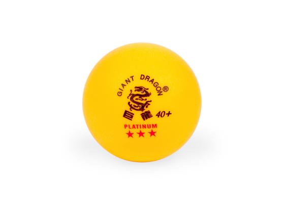 Мячи для настольного тенниса Giant Dragon Training Platinum 40+ 6шт 3зв желтые