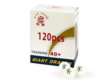 М'ячі для настільного тенісу Giant Dragon Training Silver 40+ 1зір 120шт білі