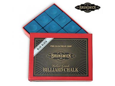 Мел бильярдный Brunswick синий 12шт