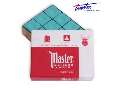 Мел бильярдный Master зеленый 12шт