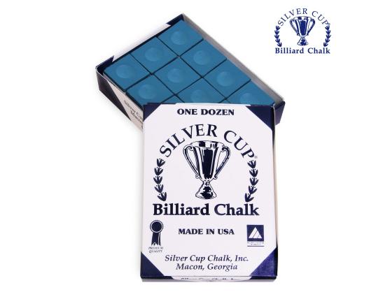 Крейда більярдна Silver Cup синя 12шт