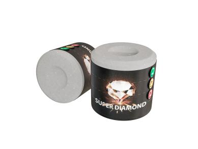 Мел бильярдный Super Diamond Grey круглый 1шт