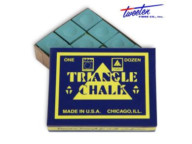 Мел бильярдный Triangle зеленый 12шт