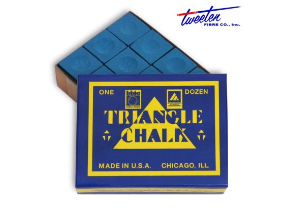 Мел бильярдный Triangle синий 12шт