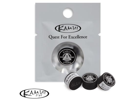 Наклейка для кия Kamui Pyramid Black 13мм Soft 1шт 