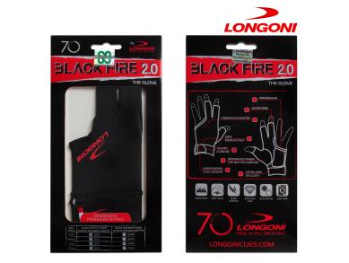 Перчатка Longoni Black Fire 2.0 L черная