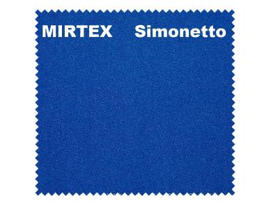 Сукно бильярдное Simonetto 197см синее пирамида/пул