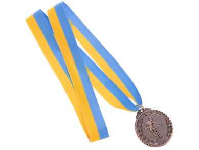 Медаль наградная Чемпион по бильярду 3 место бронза d5см