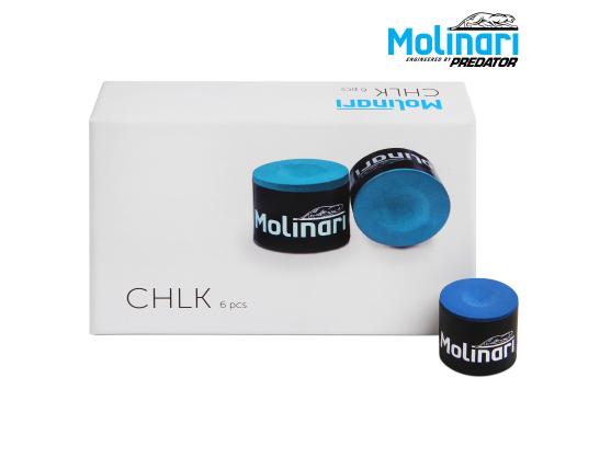 Мел бильярдный Molinari Chlk синий 1шт