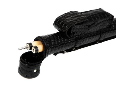 Тубус для бильярдного кия Concord T2 Pro Black с  карманом пирамида