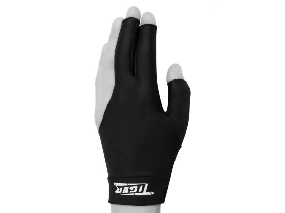 Перчатка бильярдная Tiger-X  M черная на левую руку