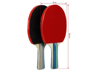 Набір для настільного тенісу Magical 2 ракетки 3 м'ячі + чохол