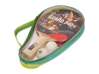 Набір для настільного тенісу Giant Dragon Guard P40+ 2 ракетки 2 м'ячі чохол